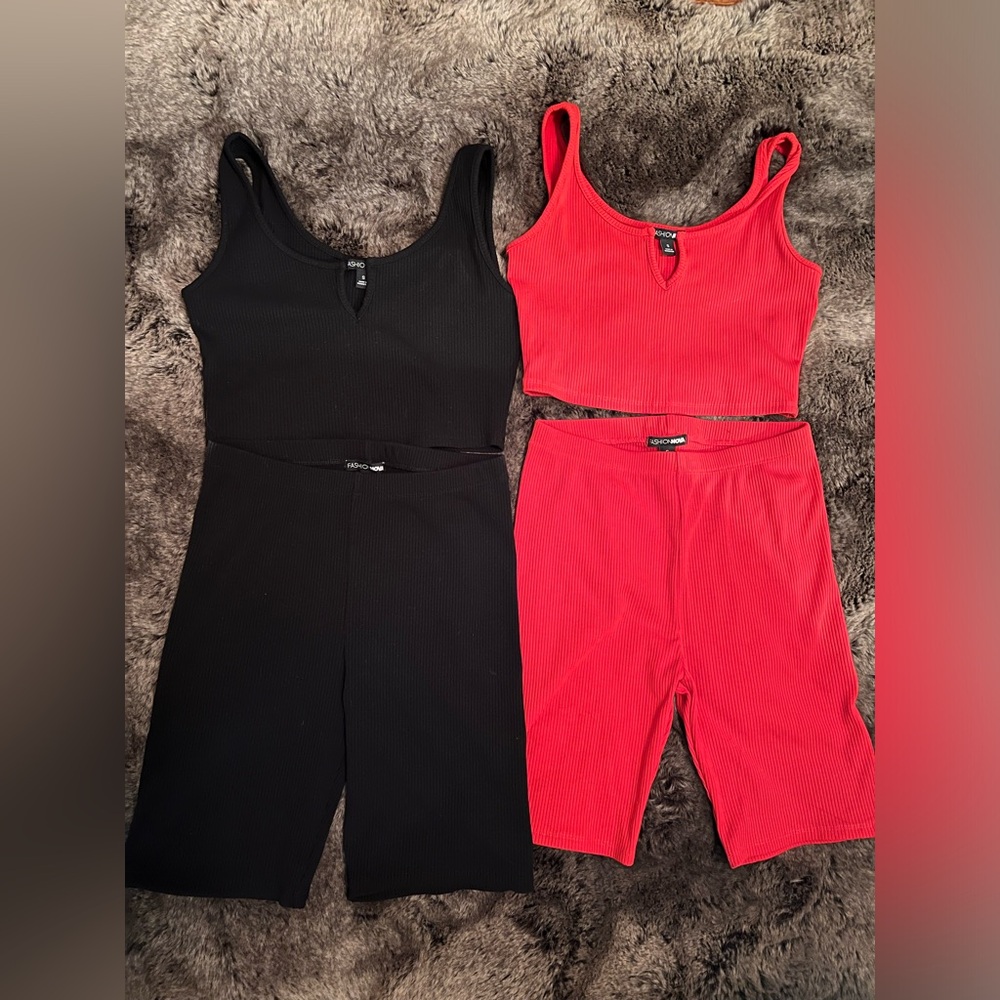 Fashion Nova Biker Set Bundle